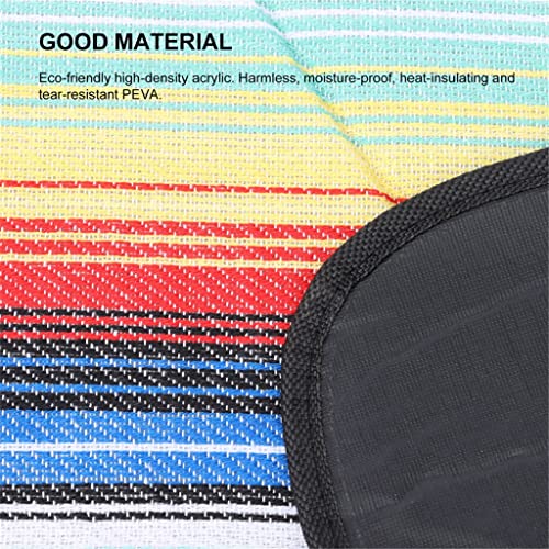 Vintage Waterproof Picnic Blanket with Premium Leather Handle | Large Sand-Free Mat