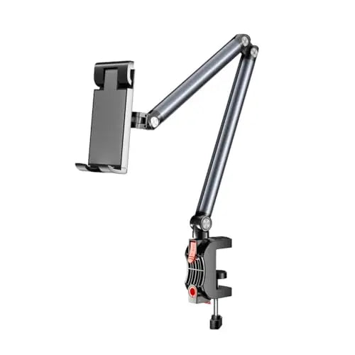 Universal Adjustable Aluminum Phone Stand | 360° Rotating Metal Desktop Holder