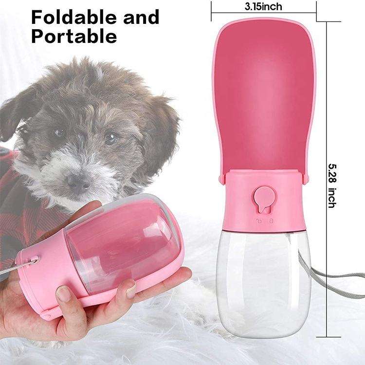 Portable pet water bottle size guide