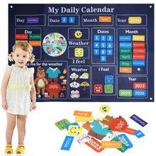 Interactive Montessori Felt Sensory Wall Panel | Facial Expression & Emotion Learning Toy