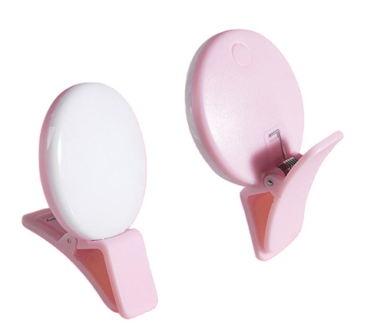 Mini Clip-On Selfie Ring Light USB Rechargeable