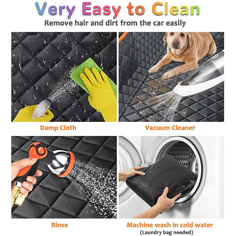 Heavy-Duty Waterproof Pet Car Seat Cover | Nonslip Dog Hammock
