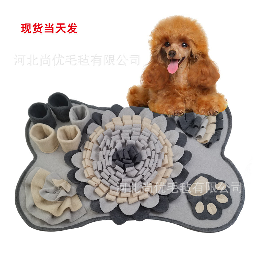 Interactive Pet Snuffle Mat for Foraging | Washable Brain Development Toy