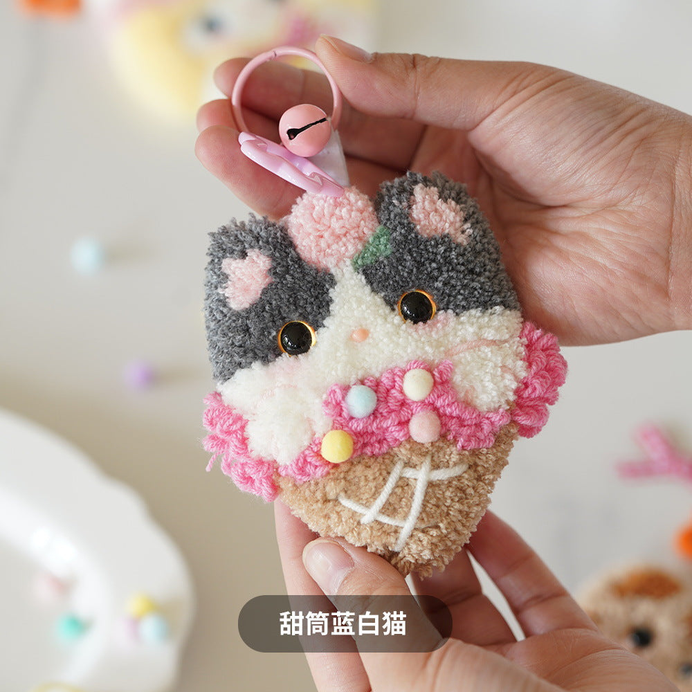 DIY Punch Needle Coaster Kit - Cute Animal Designs