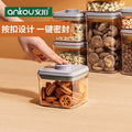 One-Touch Airtight Food Storage Containers | Stackable Pantry Organizer