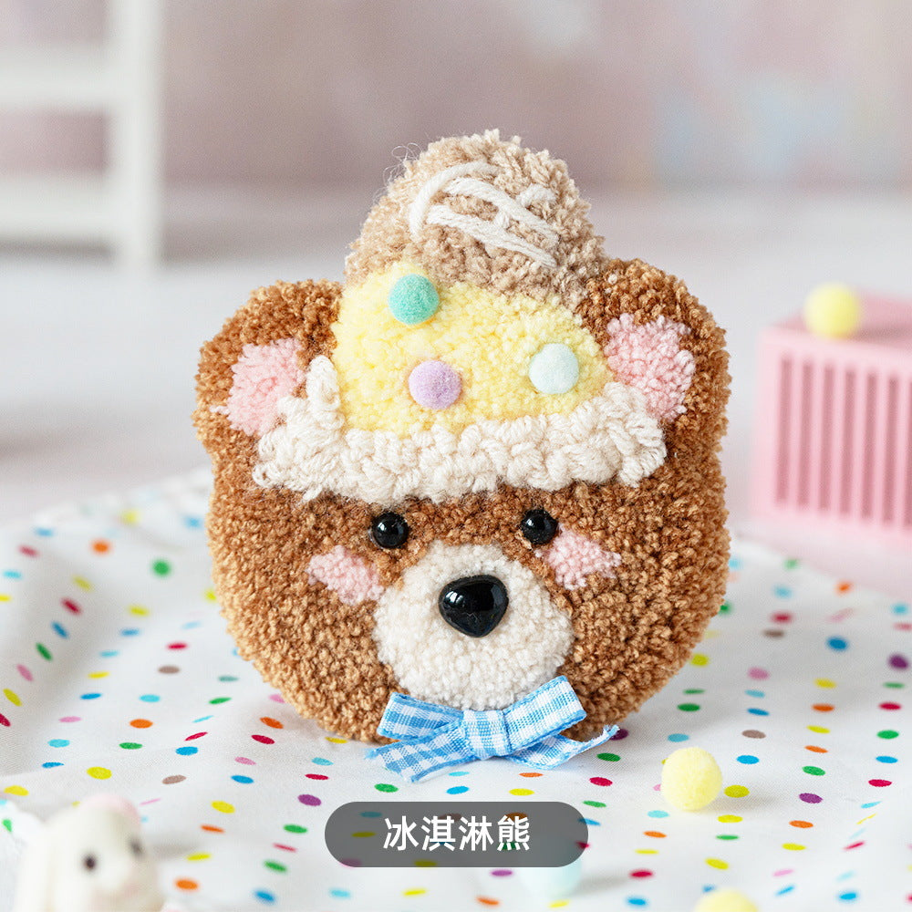 DIY Punch Needle Coaster Kit - Cute Animal Designs
