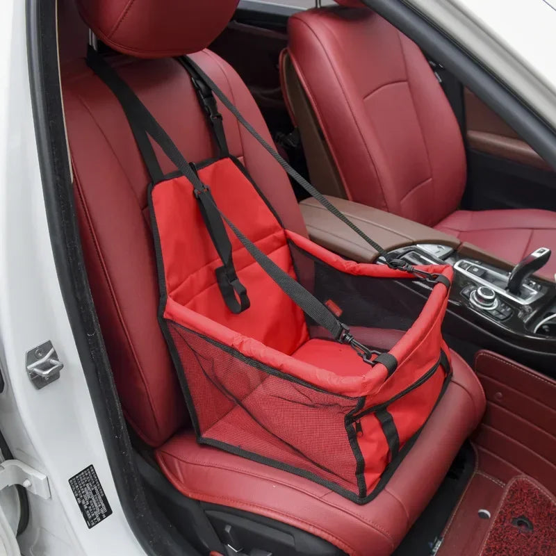 Premium Padded Pet Car Booster Seat | Secure Dog Travel Bed