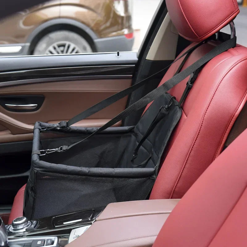 Premium Padded Pet Car Booster Seat | Secure Dog Travel Bed