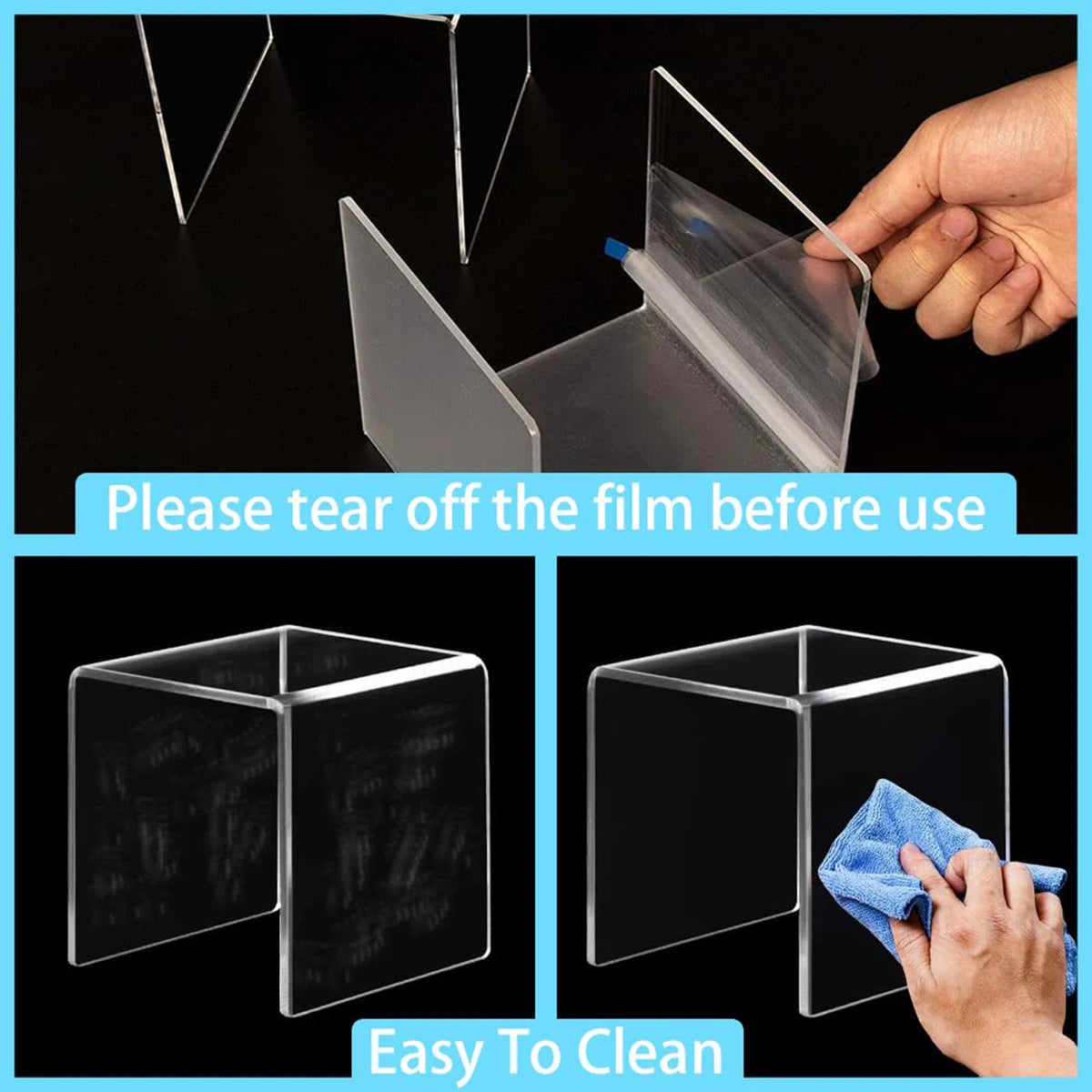 Premium Tiered Acrylic Display Stand | Clear Multi-Layer Organizer