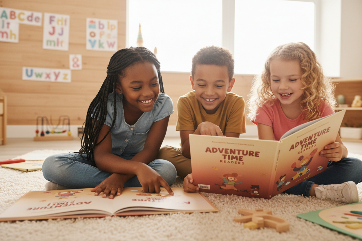 Kids Reading English Books